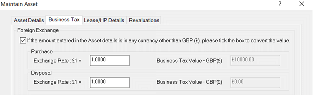 image 8 | Business Tax/AP/FAR- Currency Conversion tool? eg change or convert foreign to £ GBP
