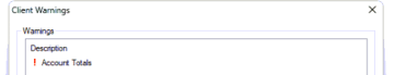 image | IAS: Accounts Production data not pulling through to Business Tax- Empty Tax Comp etc - Warning 'Account Totals'