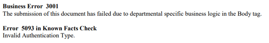 image | Personal Tax- 3001 5093 Invalid Authentication Type