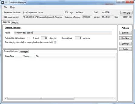 65033 | How do I Backup my IRIS SQL Database?