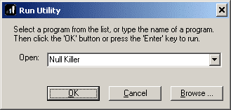 run utility null killer