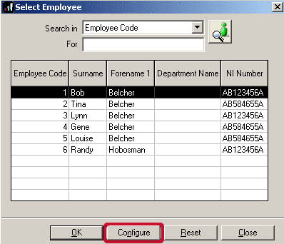IPPConfig Emp1 2 | How to display leavers on the "Select Employee" list