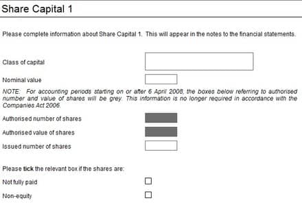 KB12169 | Why is the Called up Share Capital note displayed incorrectly?