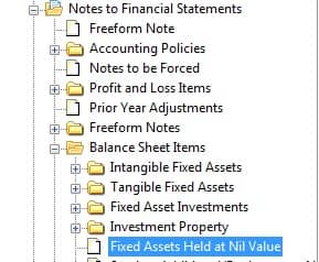 KB12182a | Fixed Assets are held at Nil Net Book Value but are not appearing on reports?