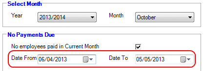 no employees paid in current month EPS option
