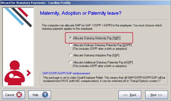 resizedimage550326 GPPSMP2 | Setting up Statuatory Maternity Pay (SMP)