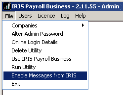 BusLM1 | How to activate IRIS live messaging system