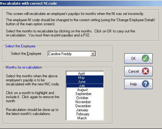 GPCorrErrNI3 | Calculating a NI retrospectively