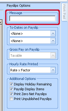 IBPPayNar1 | How to include narrative, note or messages on payslips