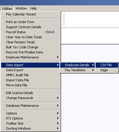 PM EmpImp 3 | Import employee details into PAYE-Master