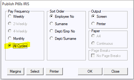 PM P60AllCyc 1 | Publishing P60's via OpenPayslips - PAYE-Master