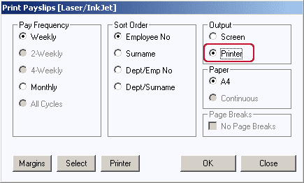 PMNar1 | How to print a narrative on a payslip?