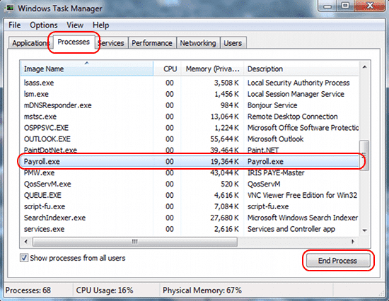 multipleinstances2 | You may not run multiple instances of Payroll