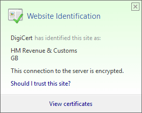 Gtewy Sec Cert 2 2 | PAYE-Master is not receiving a response