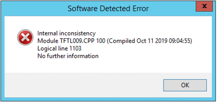 tftl009 | Time Error - Time ledger pending queue was recently updated