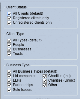 client funnel | Clients not appearing in client search through the main IRIS dashboard