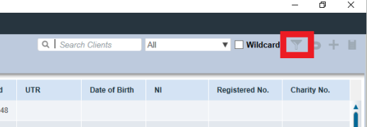 funnel | Clients not appearing in client search through the main IRIS dashboard