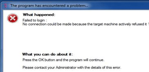 target refused | DOCS-1541: When attempting to open IRIS Docs user(s) receive the following error: The target machine actively refused the request