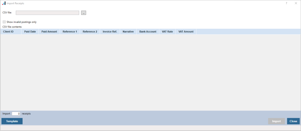 image | How to Import Receipts via CSV in IRIS Fees