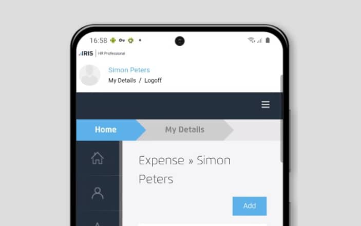 Manage expenses on the go IRISHR | IRIS HR Software