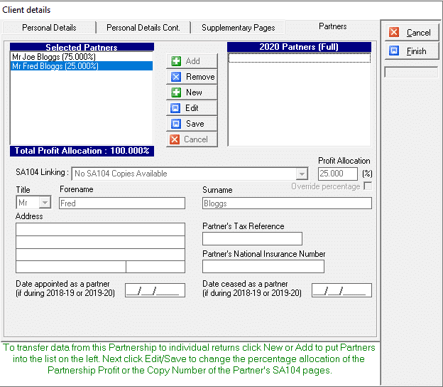 Screenshot 2021 01 02 110659 | Overriding profit allocation for partners within Personal Tax