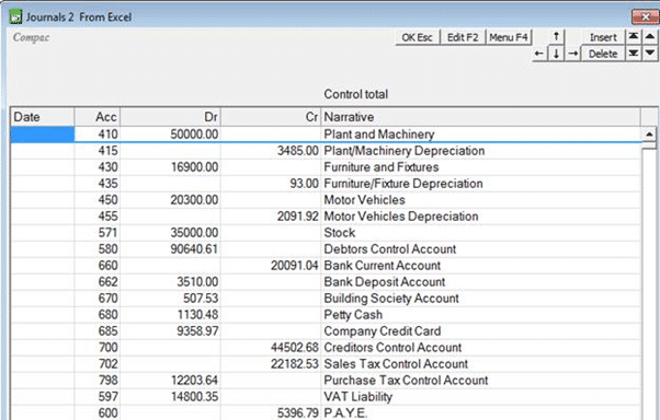 image 31 | Importing CSV (Excel) into Compac