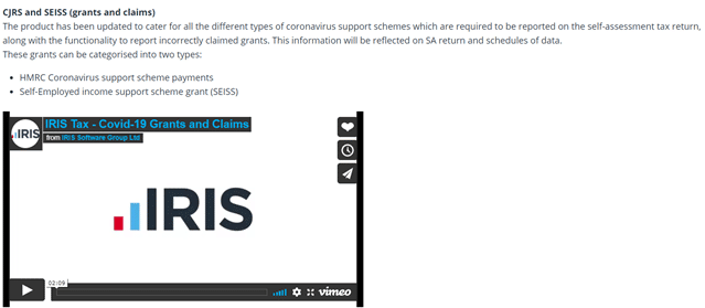 image 19 | Personal Tax - Enter SEISS and Covid grants?