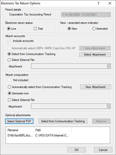 image 4 | Business Tax- How to attach PDF of a IXBRL/Tax comp when generating CT600?