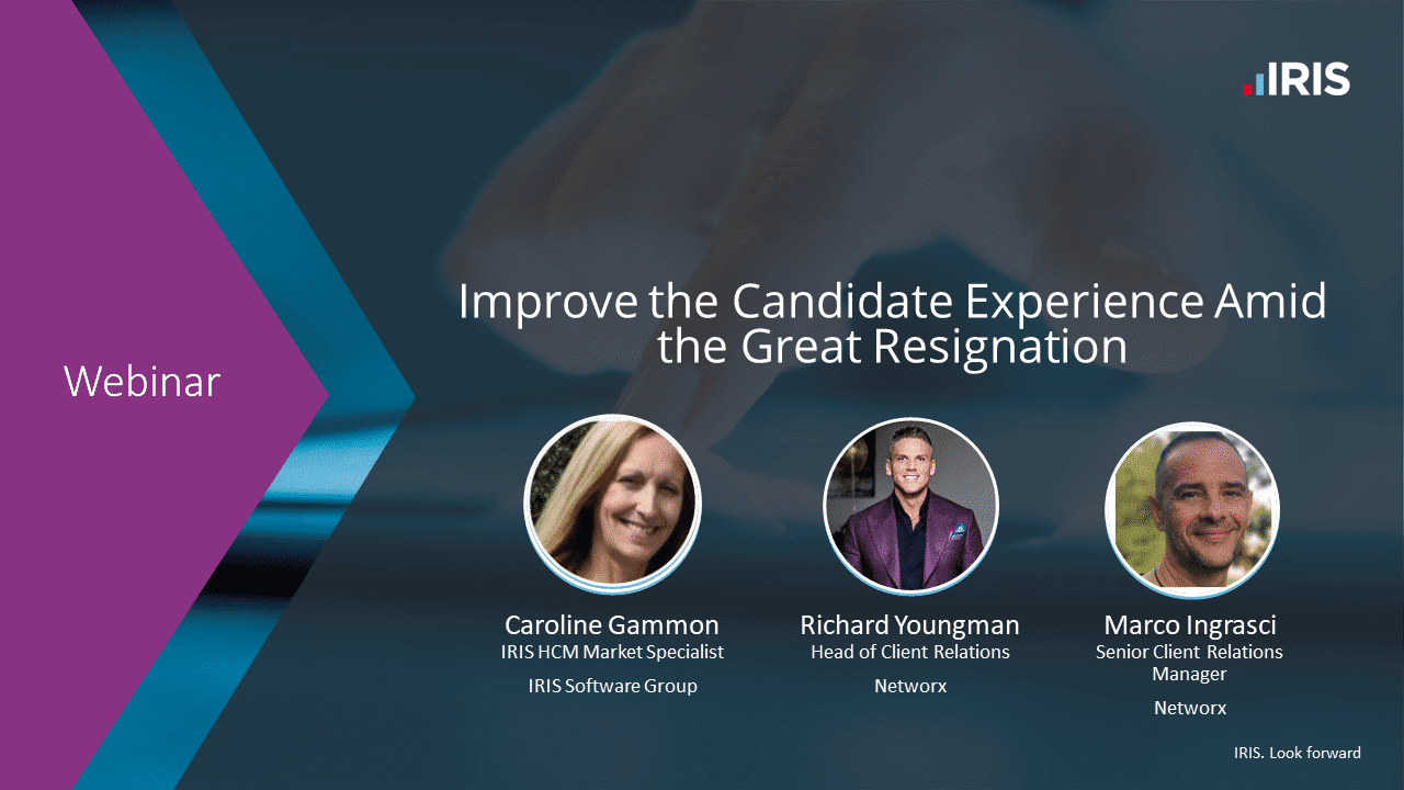 The Big Resignation Holding Slide INFO | Improve the Candidate Experience Amid the Great Resignation