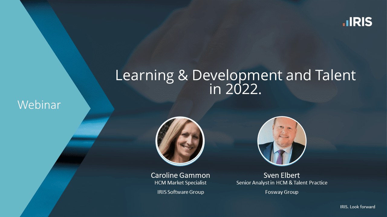 Fosway Webinar Holding Slide | Learning & Development and Talent in 2022