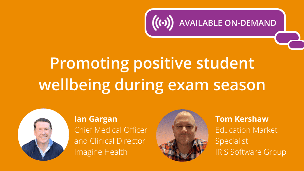 Promoting positive wellbeing during exam season webpage on demand 1 | Promoting positive student wellbeing during exam season