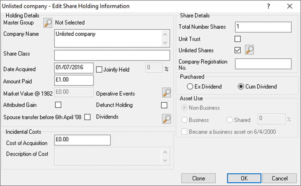 image 11 | Personal Tax- How to create a joint Share/Asset between partners?