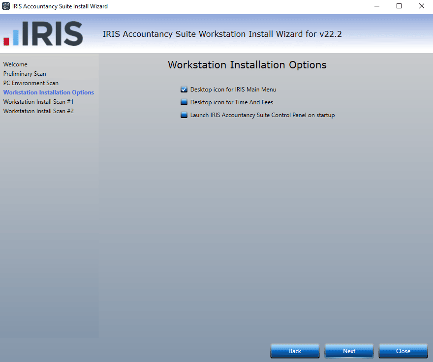 image 11 | IAS-12756 : IRIS Workstation update prompt following 22.2.0.402 installation.