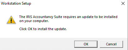 image 5 | IAS-12756 : IRIS Workstation update prompt following 22.2.0.402 installation.