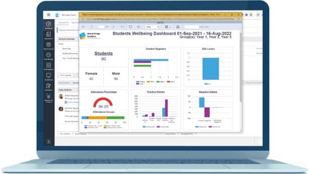 MIS Dashboard - in software image - IRIS Ed:gen - Cloud-based School MIS