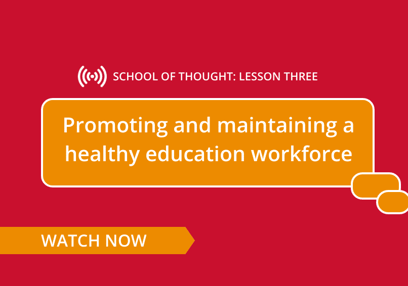 Promoting and maintaining healthy workforce webpage 2 1 | School of Thought mental health campaign