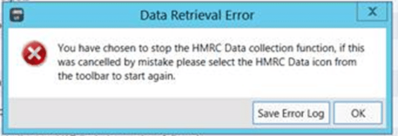 image 5 | Personal Tax/VAT Filer- You have chosen to stop the HMRC data collection