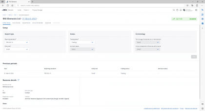 IRIS Elements Accounts Production | IRIS