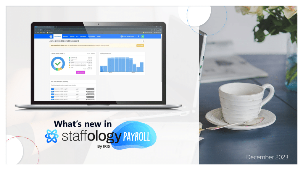What's new in Staffology Payroll?