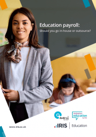 IRIS EDU INHOUSE v OUTSOURCE pages | Education payroll: Should you go in-house or outsource?