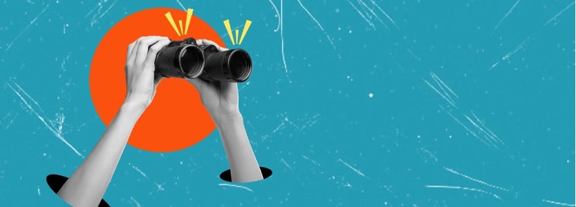 contemporary artistic collage depicting hands holding binoculars against a blue background.jpg s1024x1024wisk20crjhwpIWPZ8DPKgSfgeqhGhjBNQy3nU0bCm4HRkQ PBQ | What is the future of payroll?