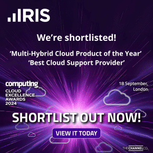 Cloud Excellence Awards 2024 IRIS Software Group | News