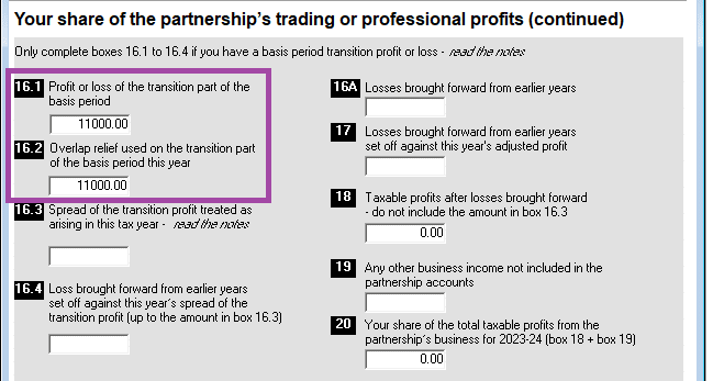 BPR PTR 2 trades Screenshot 7 | KBA-3851 PTP TR - Partnership entries for Basis Period Reform with two sets of accounts