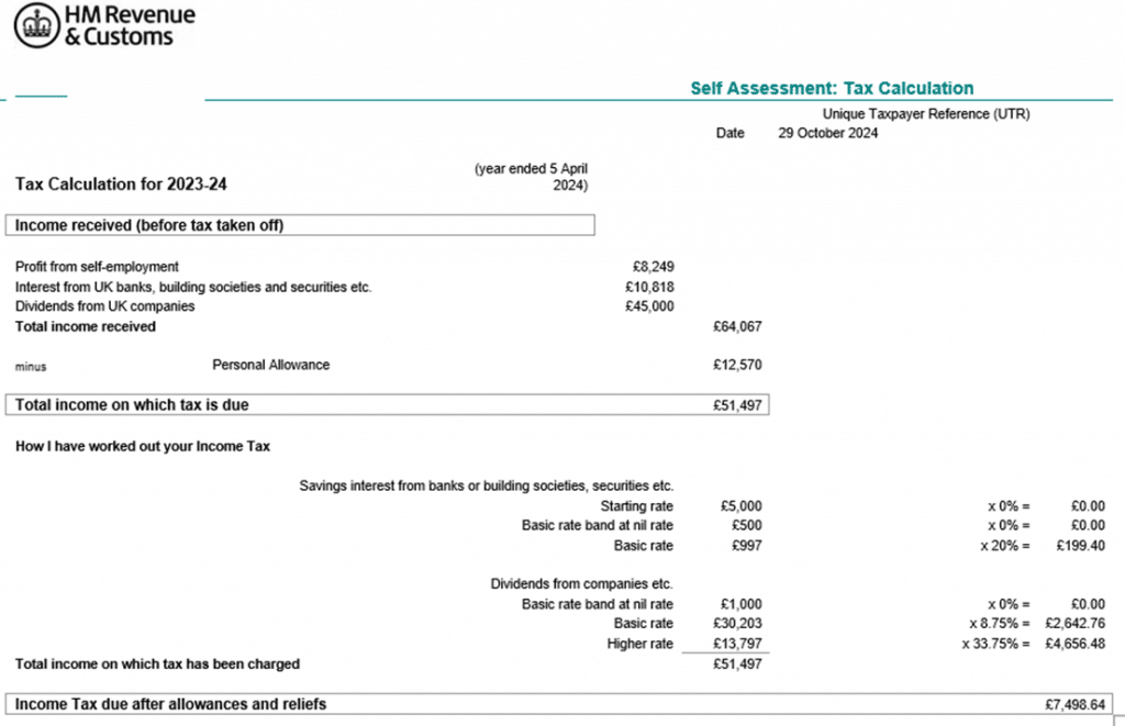 image 1 | Personal Tax- Period Reform: Transitional Profits Calculating not at the expected 20/40% tax rate, why?