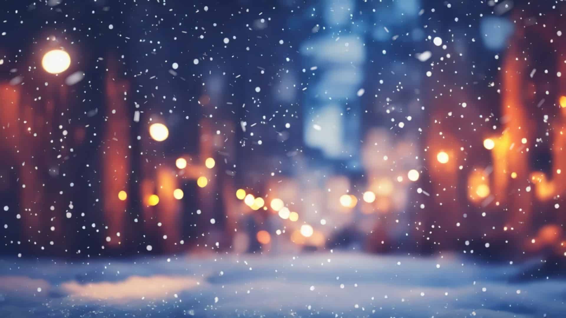 beautiful background image of a city square on a winter evening with a light | What’s new in Staffology Payroll: winter update