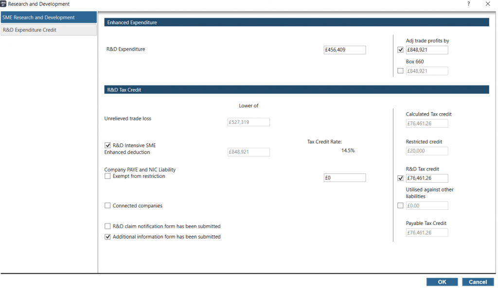 image 9 | Business Tax- R&D SME HOTFIX release DEC 2024