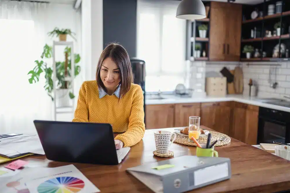 Person on laptop