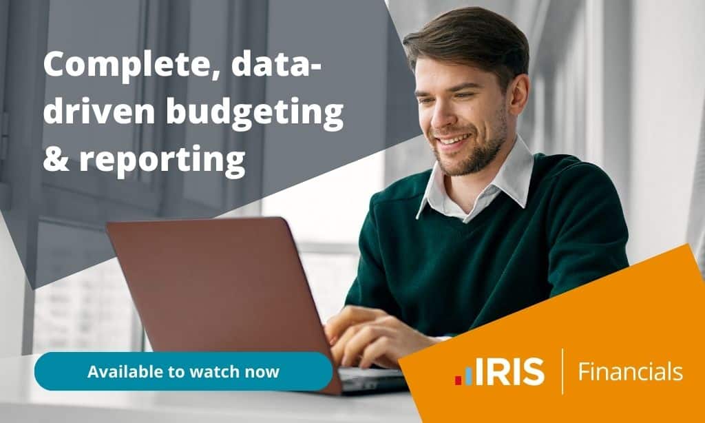 IFP and AR webinar featured image website | Complete, data-driven budgeting & reporting