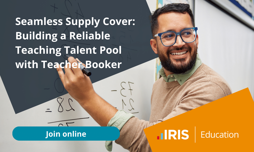 Teacher Booker webinar featured image | Seamless Supply Cover: Building a Reliable Teaching Talent Pool with Teacher Booker