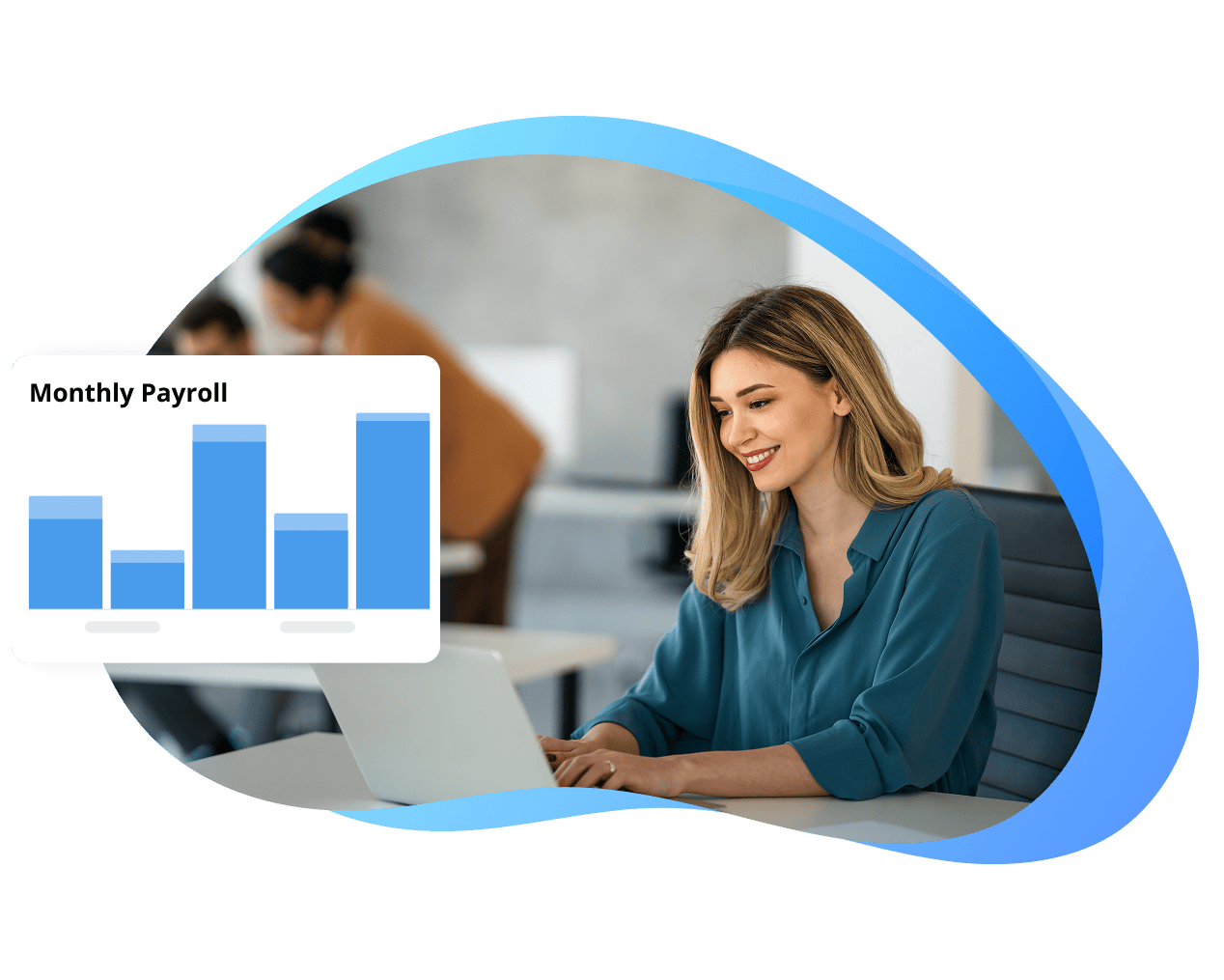 monthly payroll woman office | Staffology Payroll Features and Integrations
